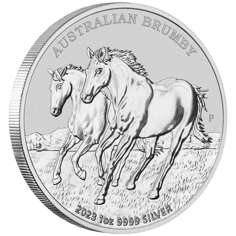 Perth Mint Australian Brumby 2023 1 oz Silver Bullion coin