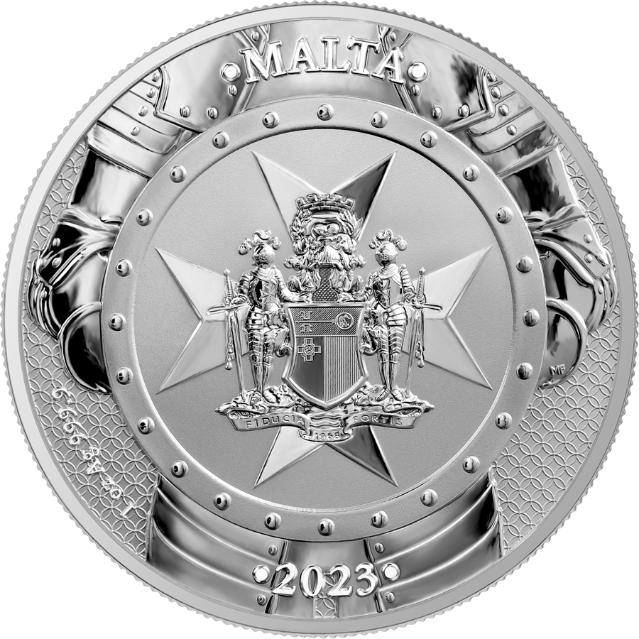 Germania Mint Malta- Knights of the Past 2023 1 oz Silver Bullion Coin