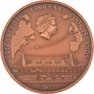 2022 Cook Islands $1 Copper Antique Coin - Titanic 1912/ 2022