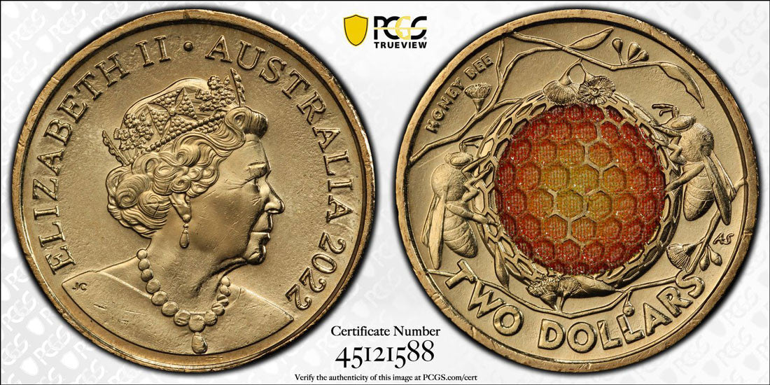 2022 $2 Honey Bee PCGS MS65