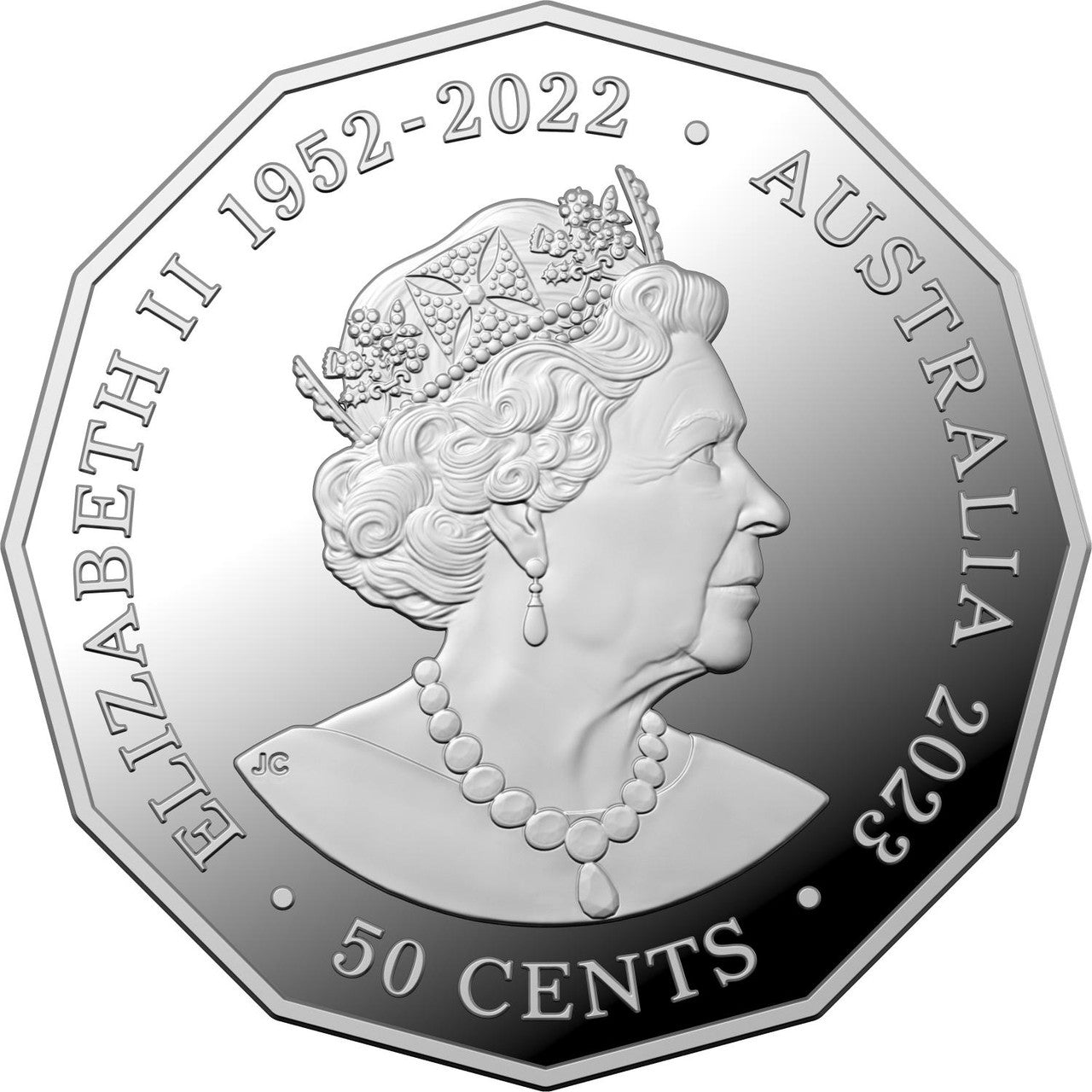 Royal Australian Mint Elizabeth Regina - HM Queen Elizabeth II Commemoration 2023 50c Proof Coin