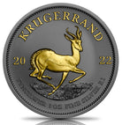 Ruthenium and Gold Krugerrand RPA 2022 Silver .999 1oz BU Coin
