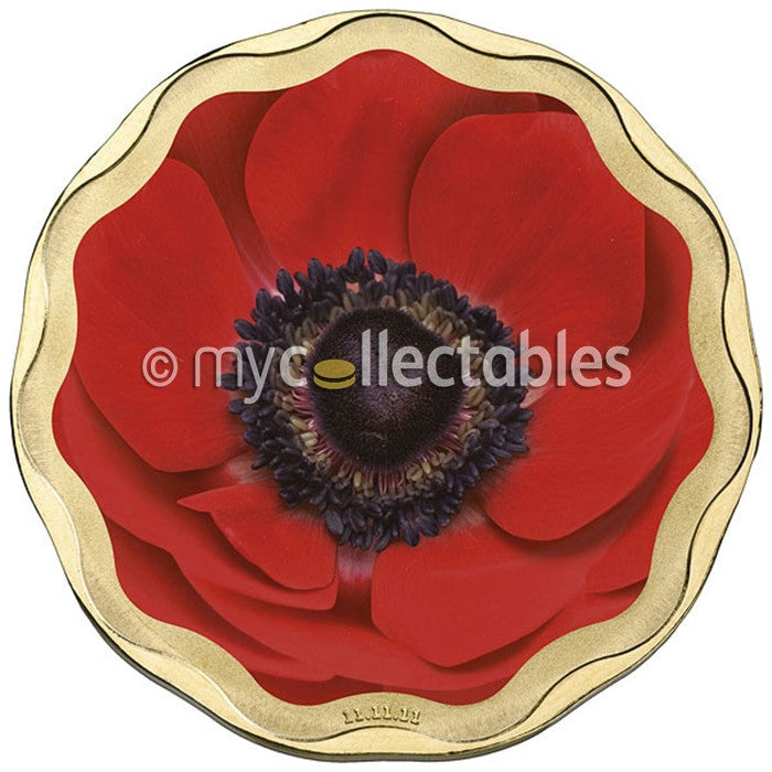 2011 $5 Al/Zn/Br Frosted Uncirculated Coin Remembrance Day