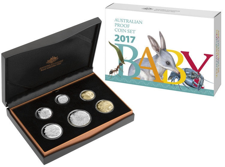 2017 Six Coin Proof Baby Year Set - Alphabet Series – My Collectables