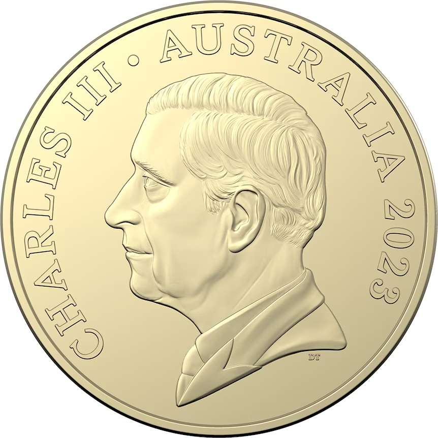 Royal Australian Mint 2023 $1 Circulated Coin- King Charles III Effigy- Non Premium Roll