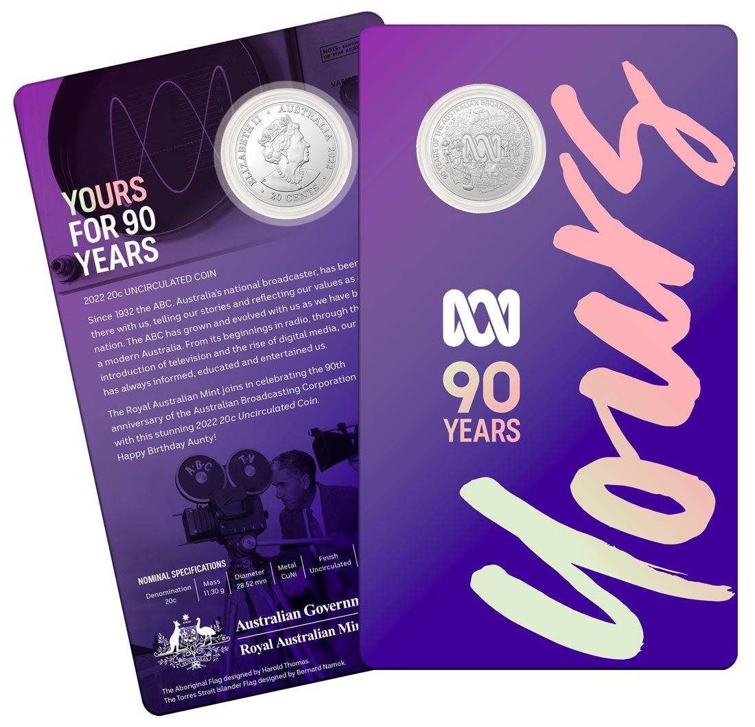 90th Anniversary of the ABC 2022 20c Uncirculated