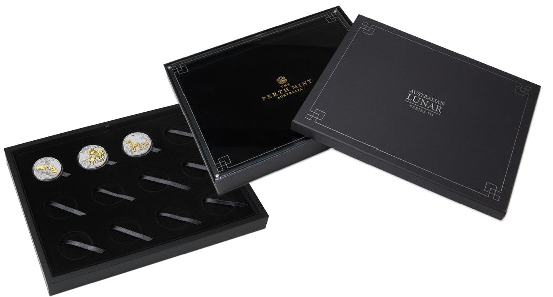 Australian Lunar Series III Twelve-Coin Collection Case – My Collectables