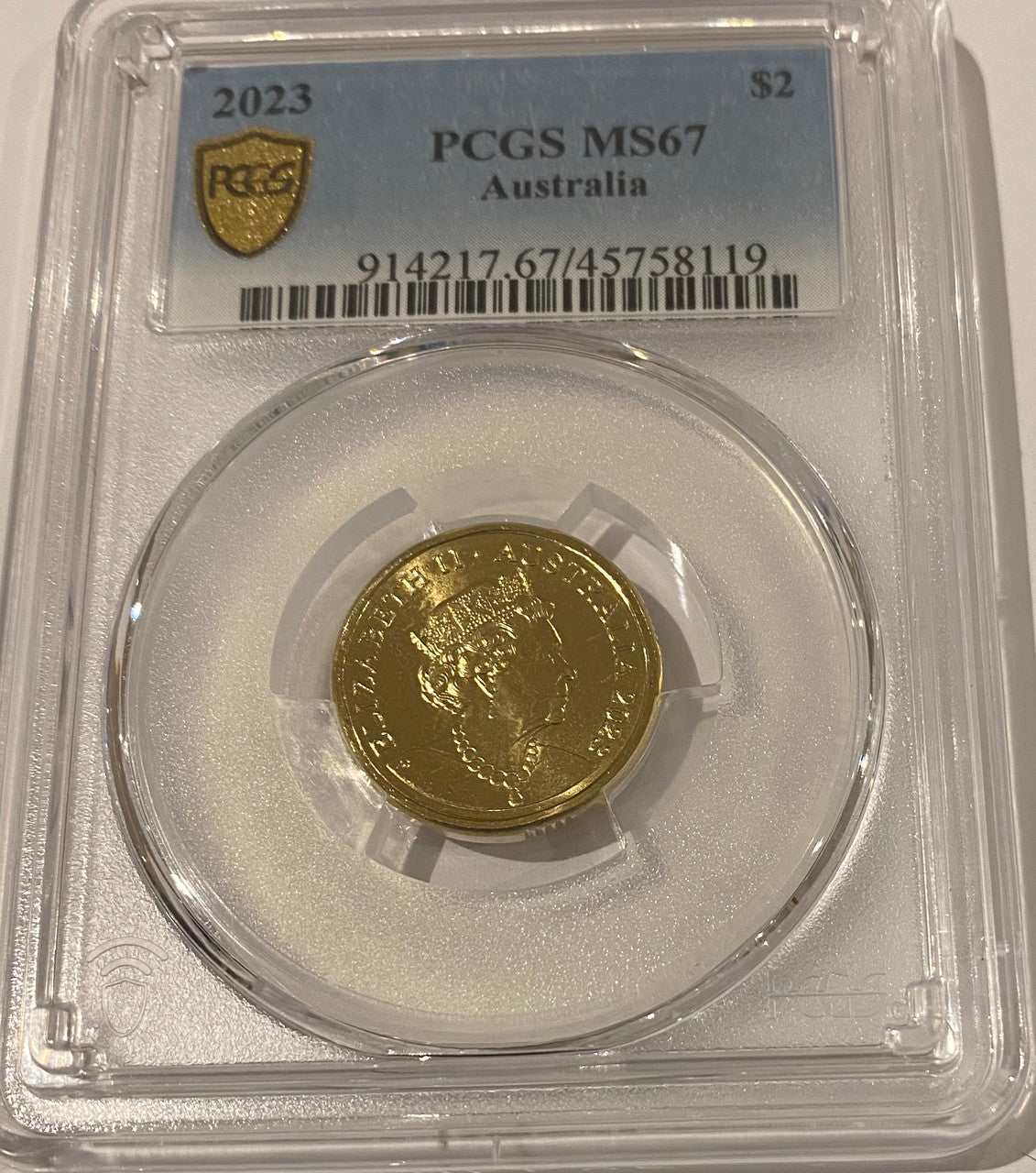 Royal Australian Mint PCGS MS67 2023 $2 Mob of Roos