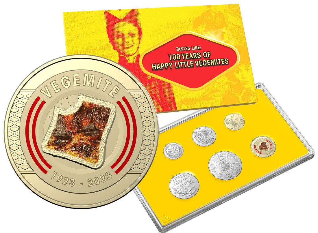 100 Years of Happy Little Vegemites 2023 Six-Coin Uncirculated Year Set