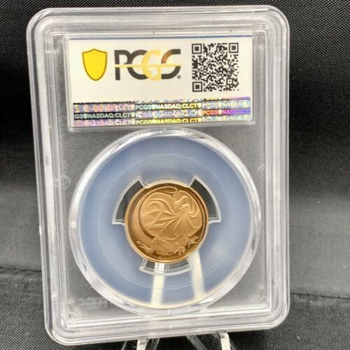 1980 Australian 2c PCGS PR69DCAM Proof Coin
