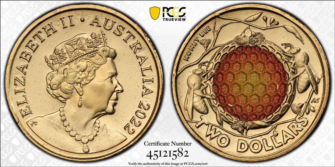 2022 $2 Honey Bee PCGS MS67