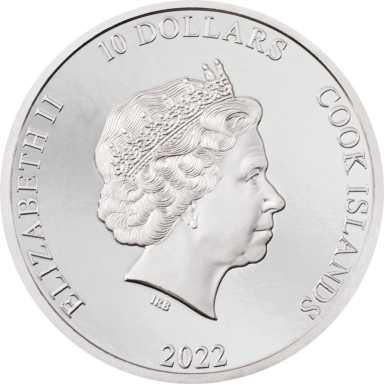 2021 Cook Islands $10 Silver Proof Coin - Silverland - The Rock