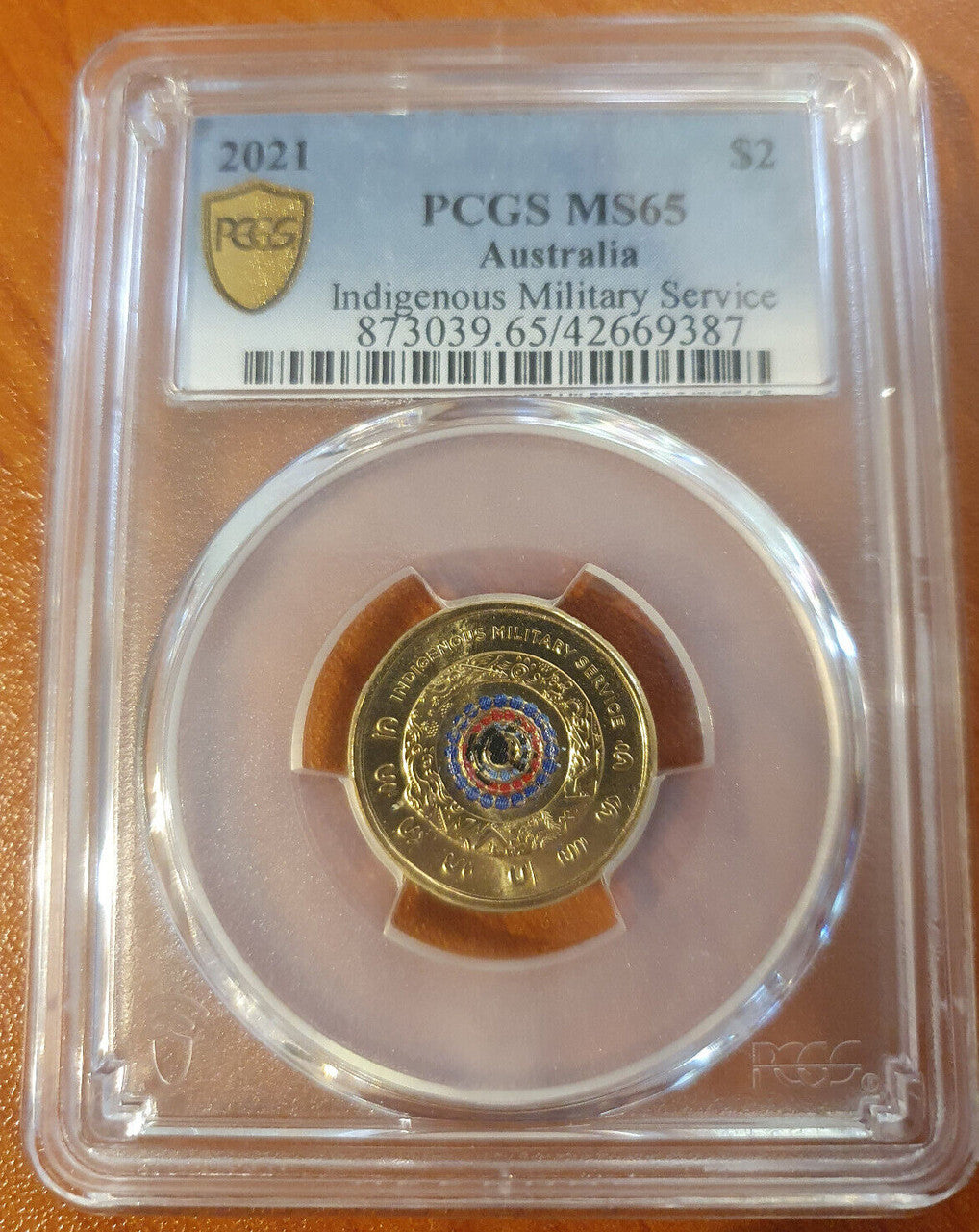 2021 $2 Indigenous Military Service PCGS MS65