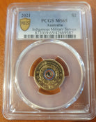 2021 $2 Indigenous Military Service PCGS MS65