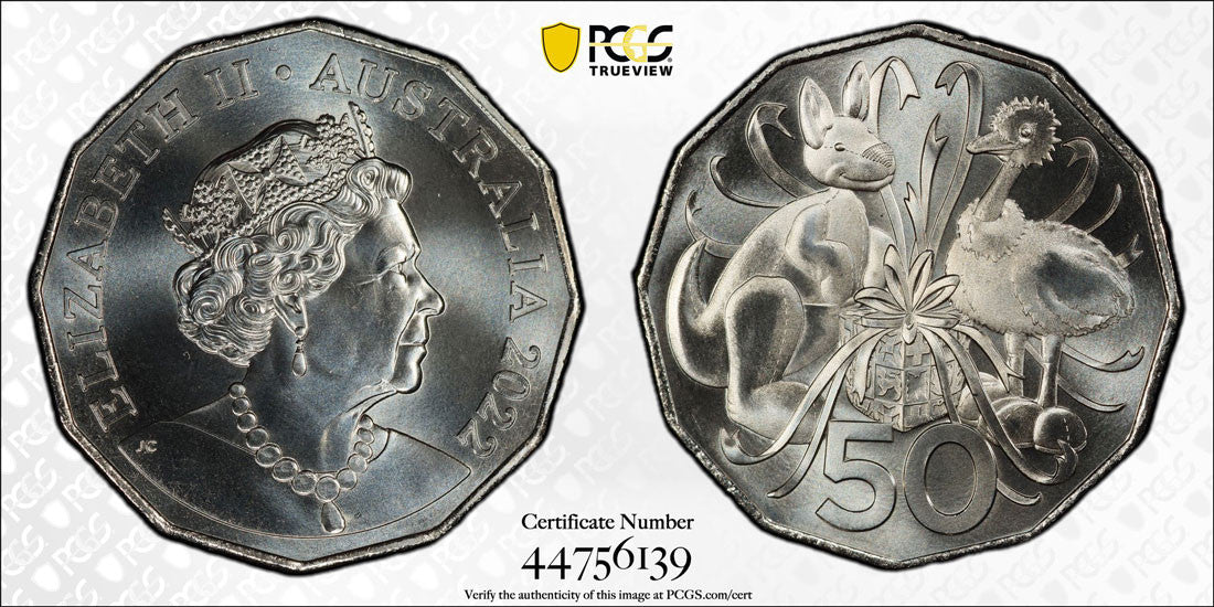 2022 50C Plush Toy COA - ex Baby Set PCGS MS68