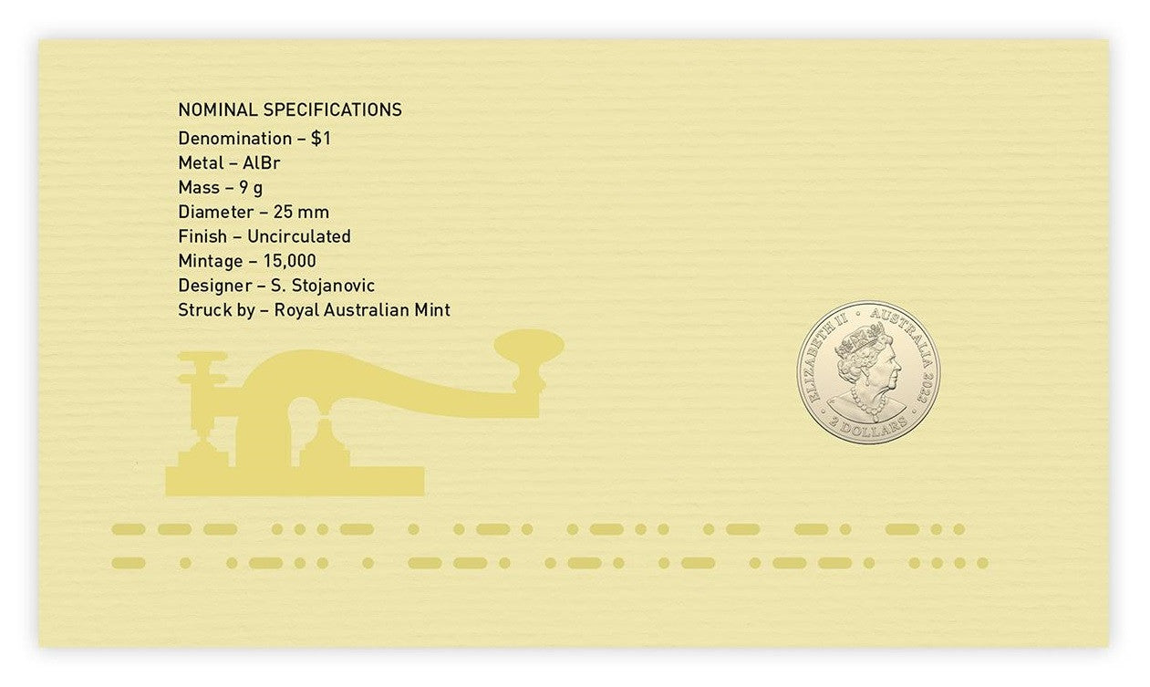 150 Years: Overland Telegraph RAM Postal Numismatic Cover