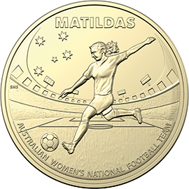 Royal Australian Mint $1 AlBr Shot UNC Matilda FIFA Soccer Coin 2023 ...
