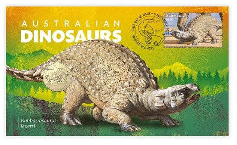 Australian Dinosaurs – Kunburrasaurus Postal Numismatic Cover