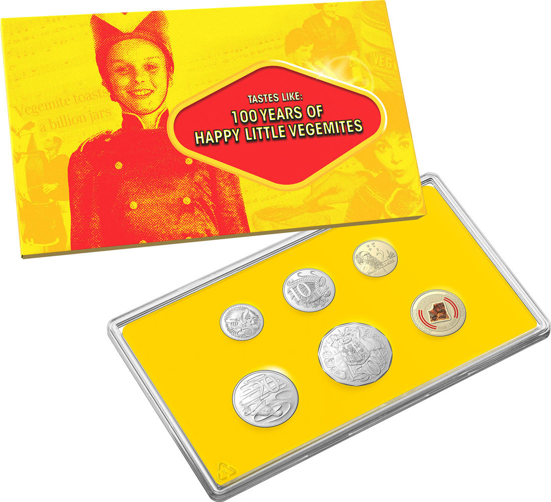 100 Years of Happy Little Vegemites 2023 Six-Coin Uncirculated Year Set