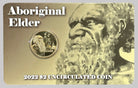 Royal Australian Mint 2022 $2 JC Elder Carded Coin UNC - TAMPER PROOF SEALED CARDED COIN