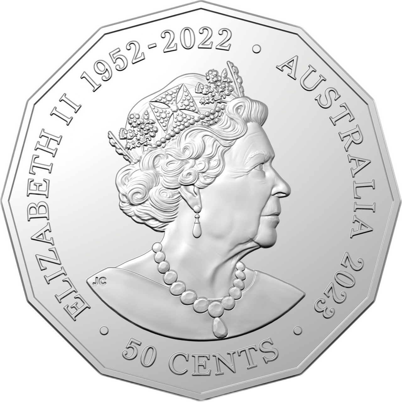 Royal Australian Mint Bathurst 60th Anniversary 2023 50 cent Coloured UNC Coin