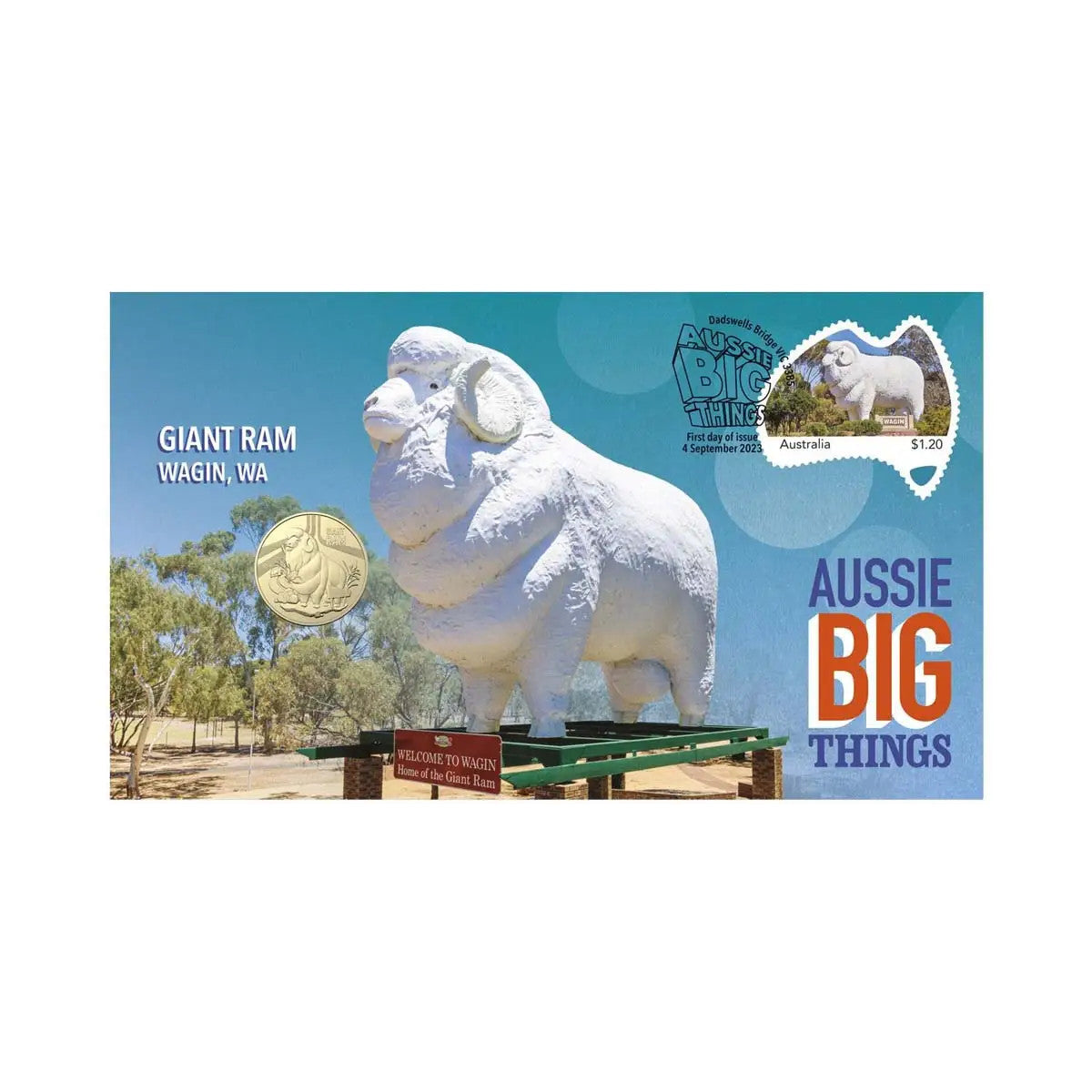 Royal Australian Mint Aussie Big Things The Giant Ram 2023 PNC