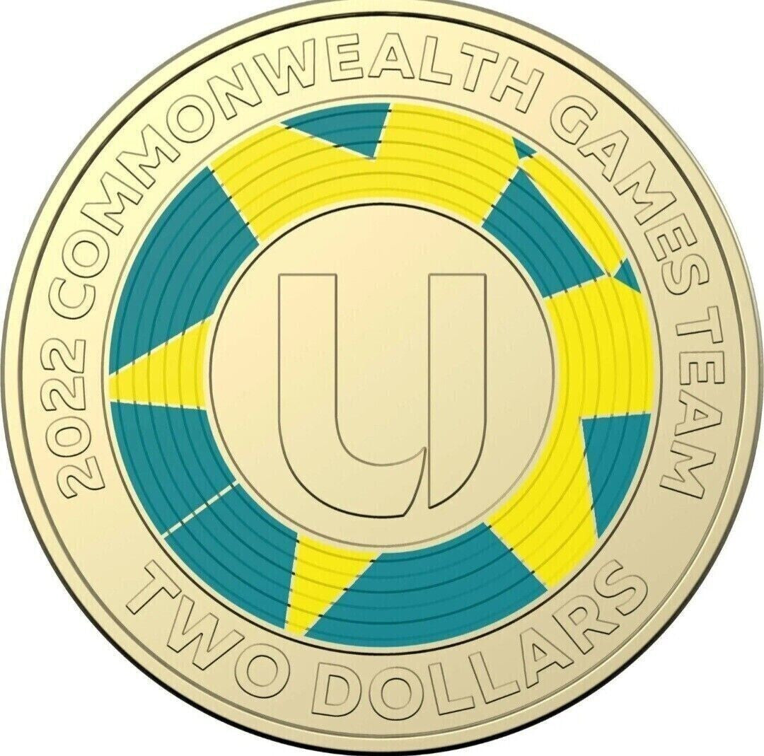 Royal Australian Mint Commonwealth Games Team U 2022 $2 Coin