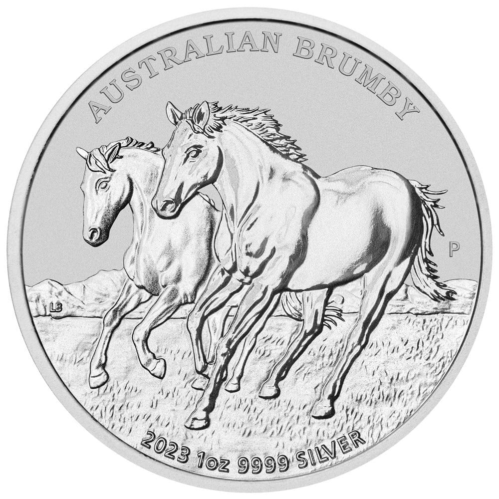 Perth Mint Australian Brumby 2023 1 oz Silver Bullion coin