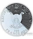 Mint of Poland FLOWER OF LIFE Silver Coin 500 Francs CFA Cameroon 2022