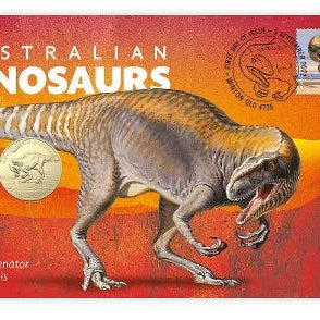 Australian Dinosaurs – Australovenator Postal Numismatic Cover