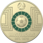 Royal Australian Mint $2 AlBr Dark Green UNC Matilda FIFA Soccer Coin 2023
