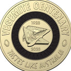 $2 Coins Set of 3 Centenary of Vegemite Yellow Black and Red 2023 UNC