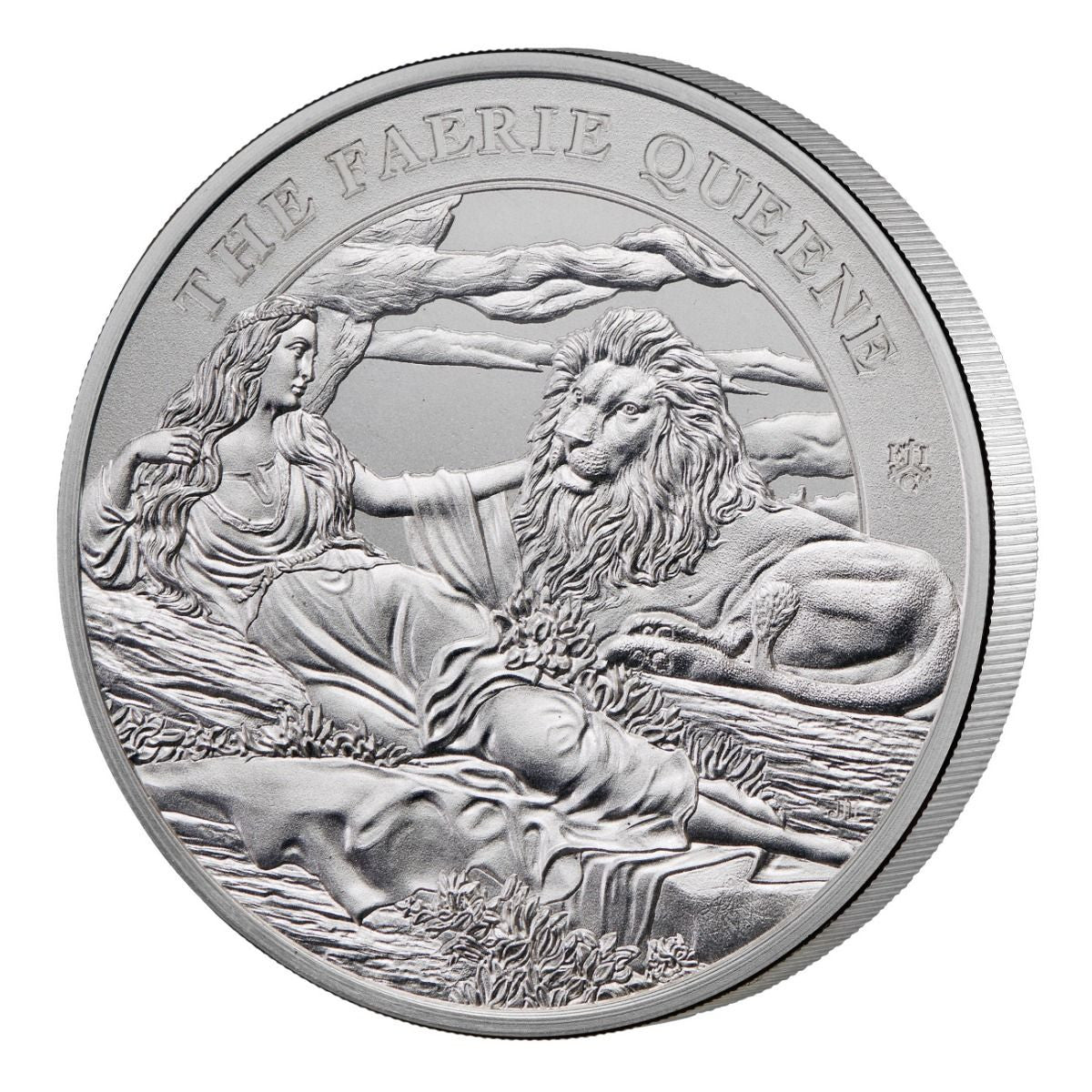 St Helena Faerie Queene Series Una And The Lion 1 Pound 1 oz Silver 2023 Bullion Coin