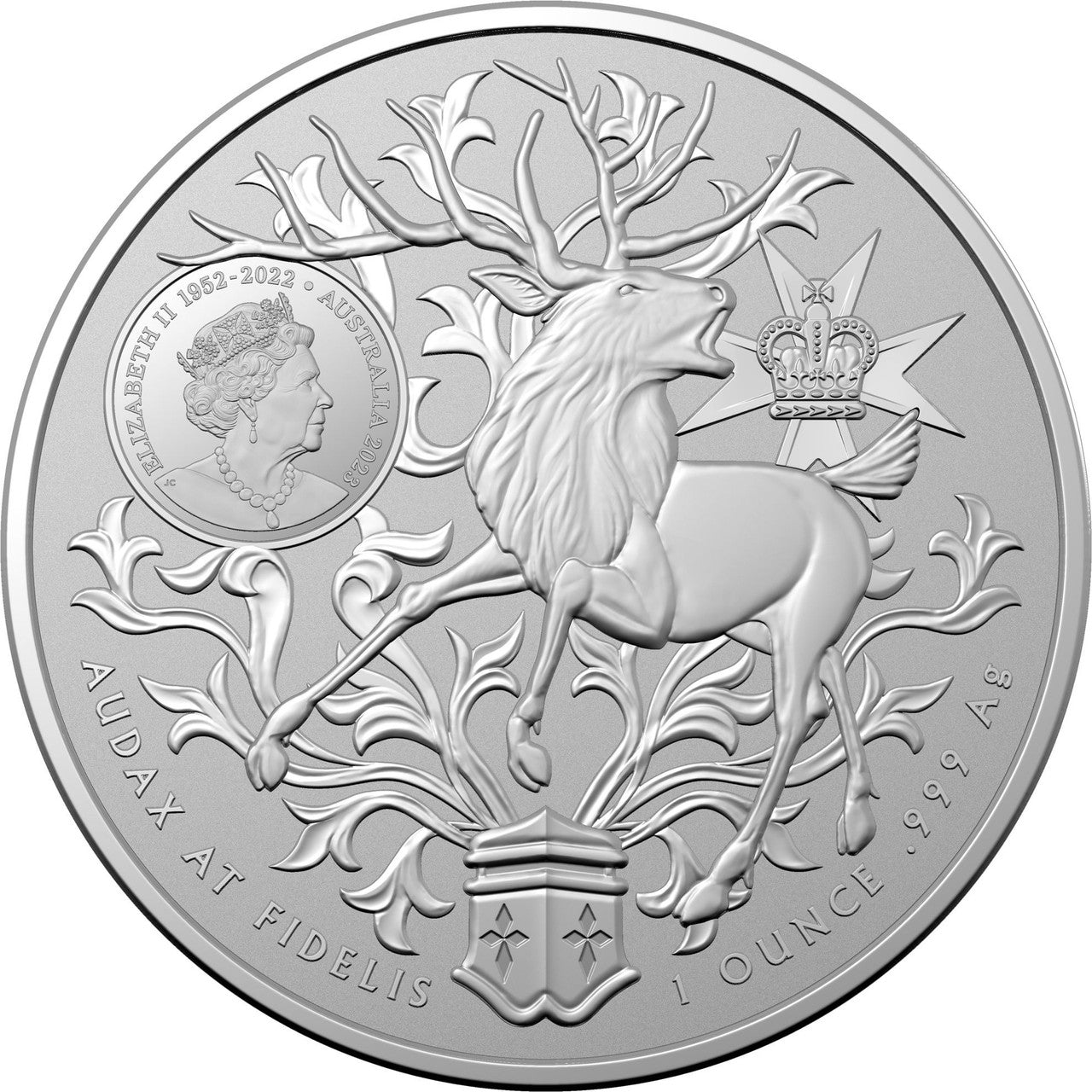 2023 Coat of Arms Queensland $1 1oz Silver 2023 - Australia's Coat of Arms