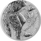 Fenrir - The Germania Beasts - 1oz Silver BU Coin - - 2 Coin Set With Dual Capsule