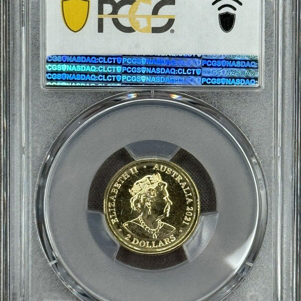 Royal Australian Mint 2023 $2 Indigenous Military Servic Coin PCGS MS67