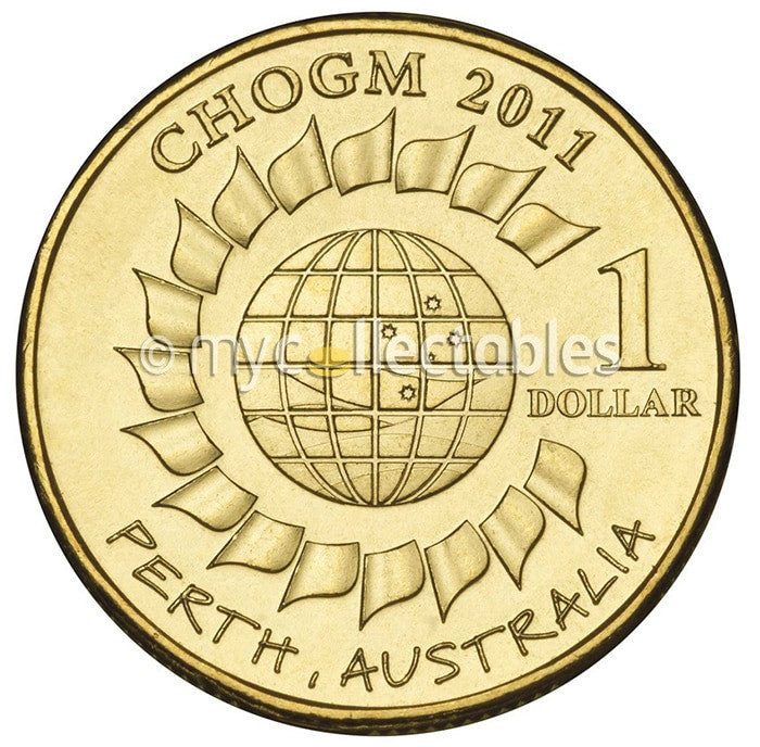 2011 Australian $1 Coin - CHOGM - Ex Mint Roll – My Collectables