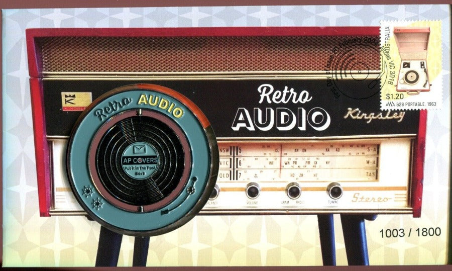 2024 Retro Audio Medallion & Stamp Cover PNC