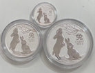 Perth Mint Lunar Series III 2023 Year of the Rabbit Instant Silver Bullion Collection