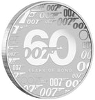 60 Years of Bond 2022 1oz Silver Coin in Card