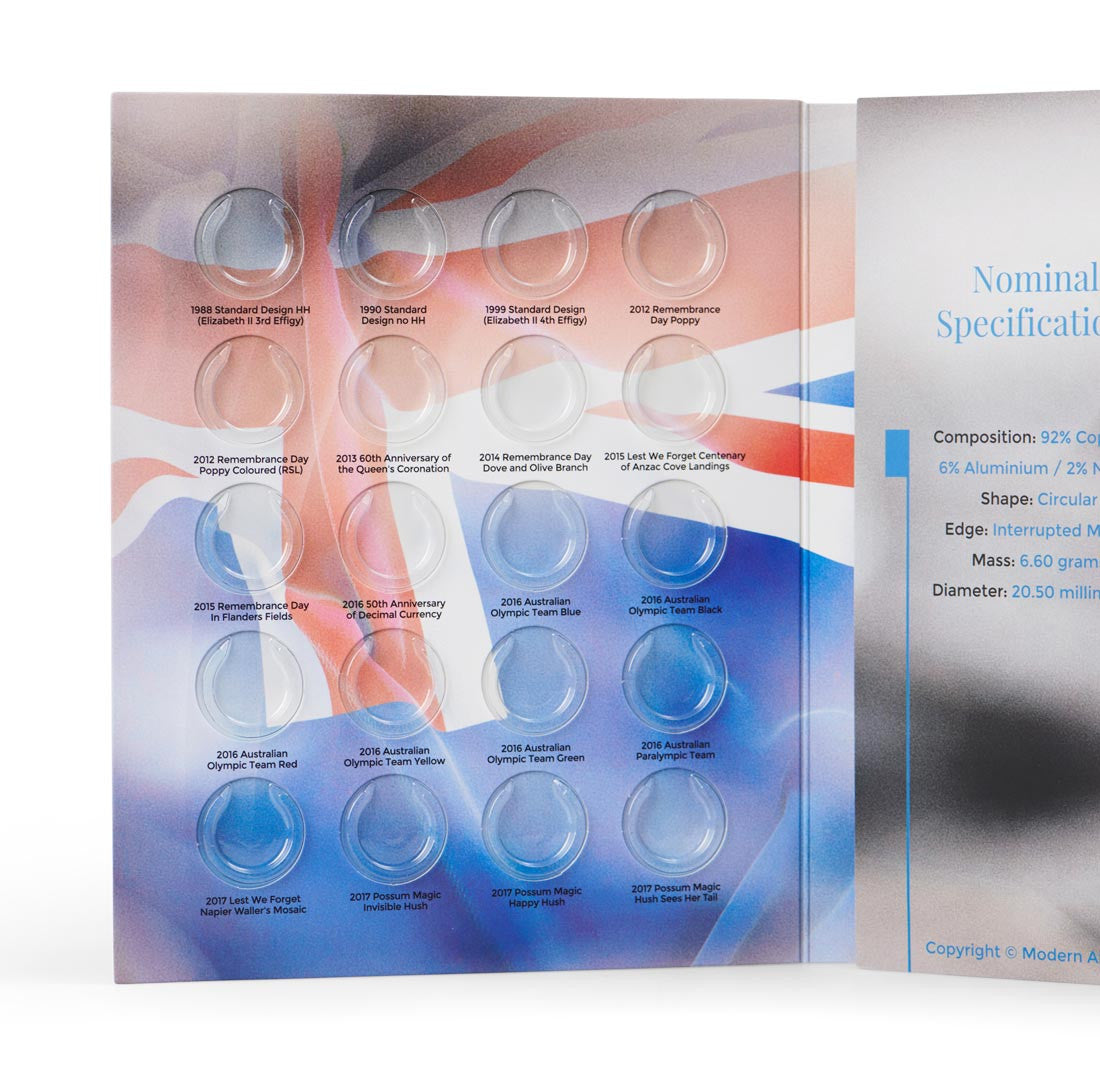 Australian $2 Coin Collection Folder