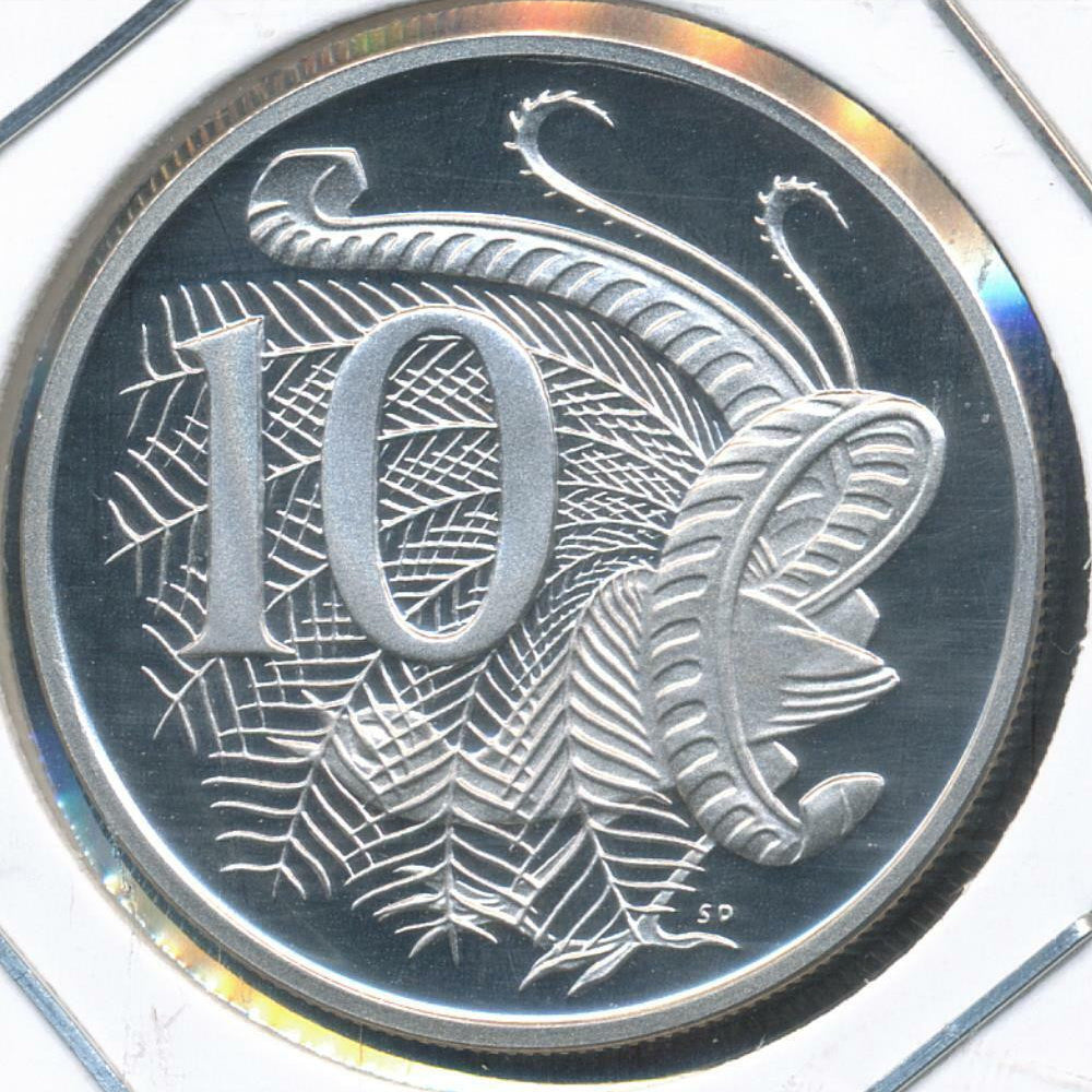 1983 Lyrebird 10 cents / Proof 10 c