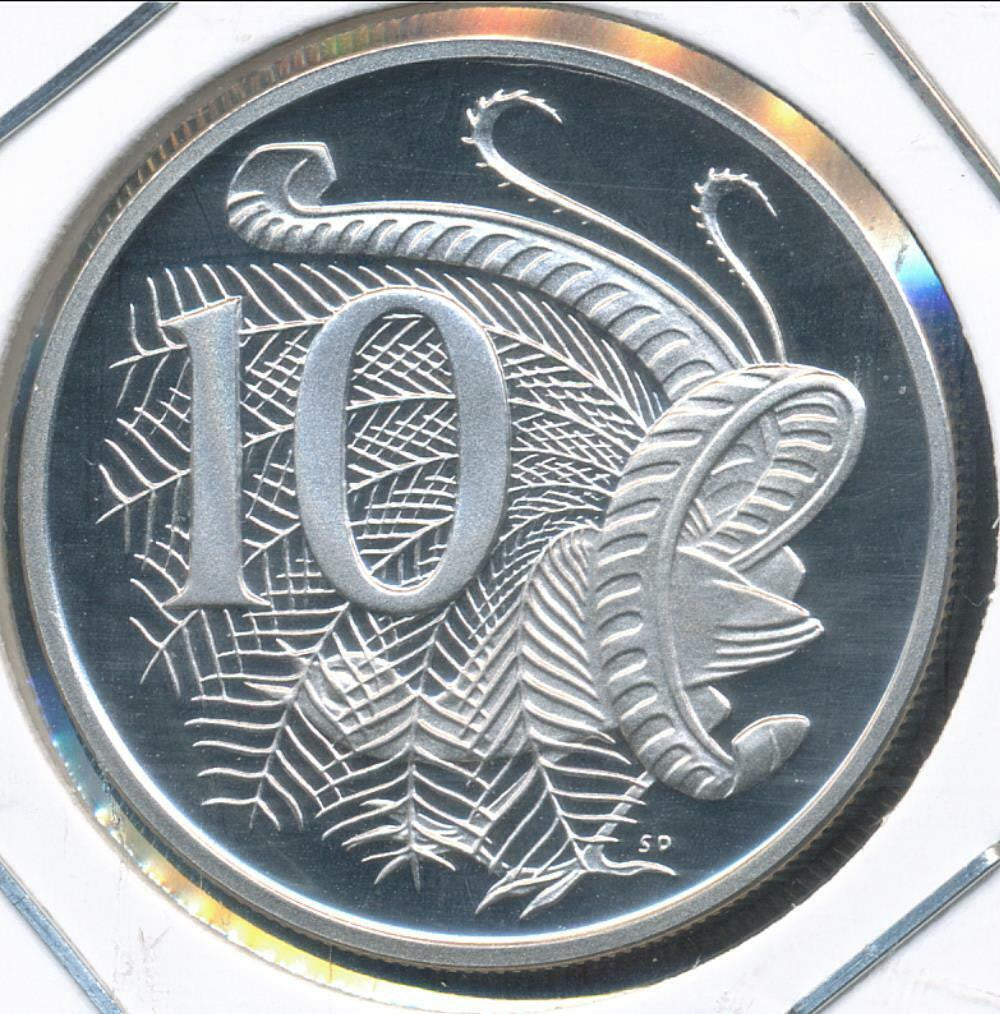 1983 Lyrebird 10 cents / Proof 10 c