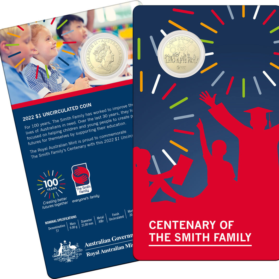 Centenary Smith Family 2022 $1 Uncirculated Coin