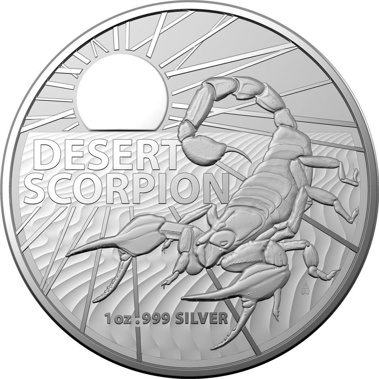 Royal Australian Mint Desert Scorpion 2022 5oz .999 Silver BU Coin Australia's Most Dangerous