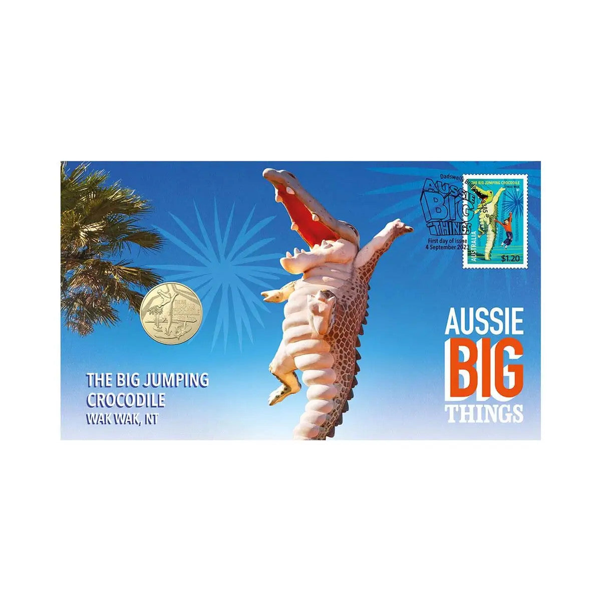 Royal Australian Mint Aussie Big Things The Big Jumping Crocodile 2023 PNC