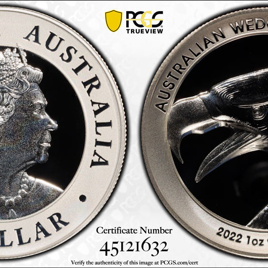 2022-P $1 Wedge-Tailed Eagle High Relief, 	PR70 DCAM