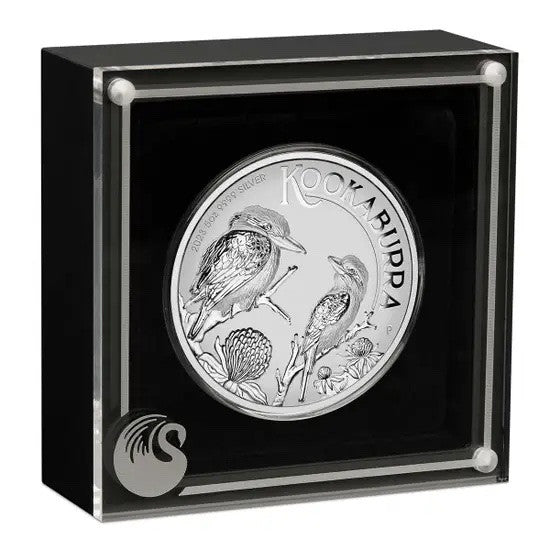Perth Mint Australian Kookaburra 2023 5 oz Silver Incused Coin