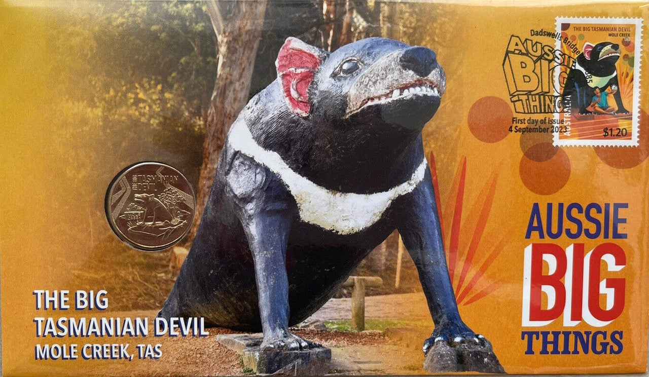 Royal Australian Mint Aussie Big Things The Big Tasmanian Devil 2023 PNC