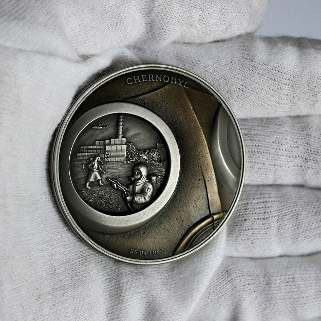 2021 Niue $5 2oz Silver Coin - Human Tragedies - Chernobyl